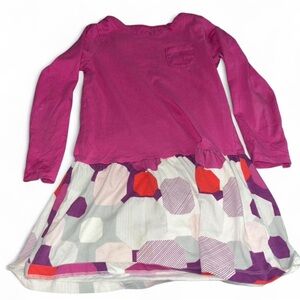 Gymboree Pink and Purple Geometric Kids Dress